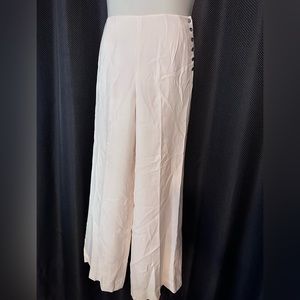 Ralph Lauren 100% Silk wide leg pants